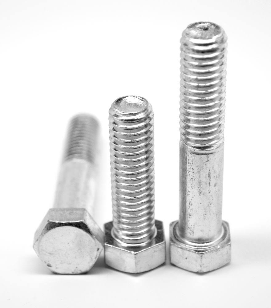 3/8x22-16 x 1 1/4x22 Coarse Thread Grade 5 Hex Cap Screw Medium Carbon Steel Zinc Plated B3960
