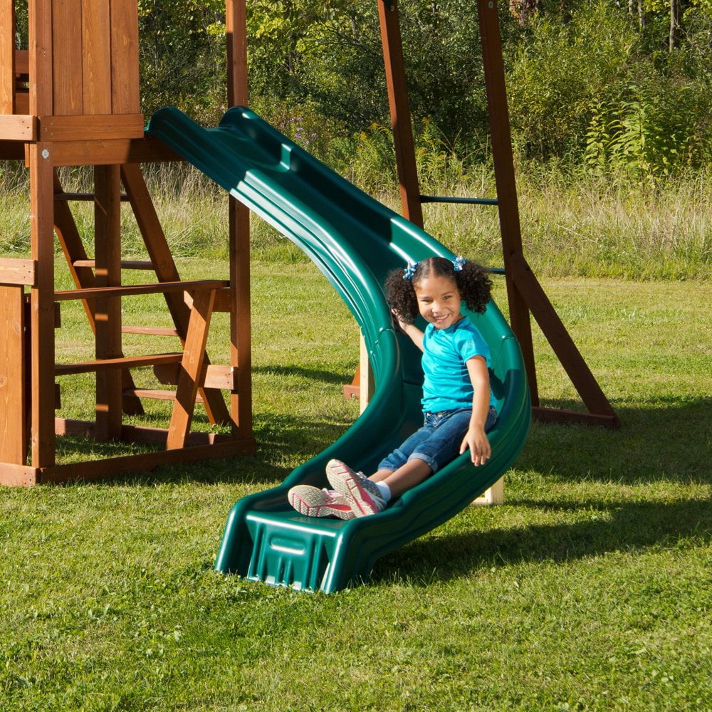 Green 5 Foot Side Winder Slide L1068