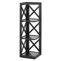 Black Three-Shelve Bookcase J131