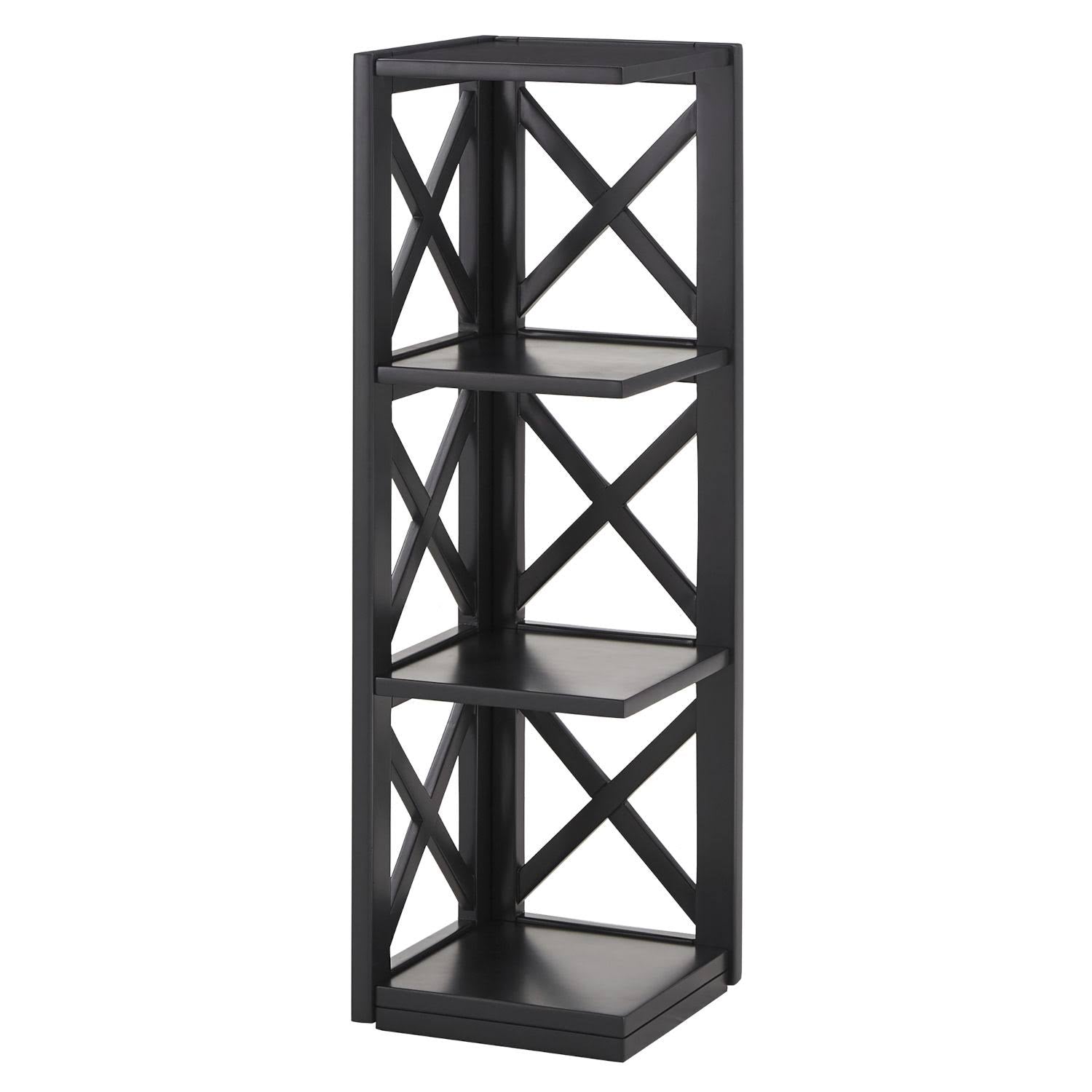 Black Three-Shelve Bookcase J131
