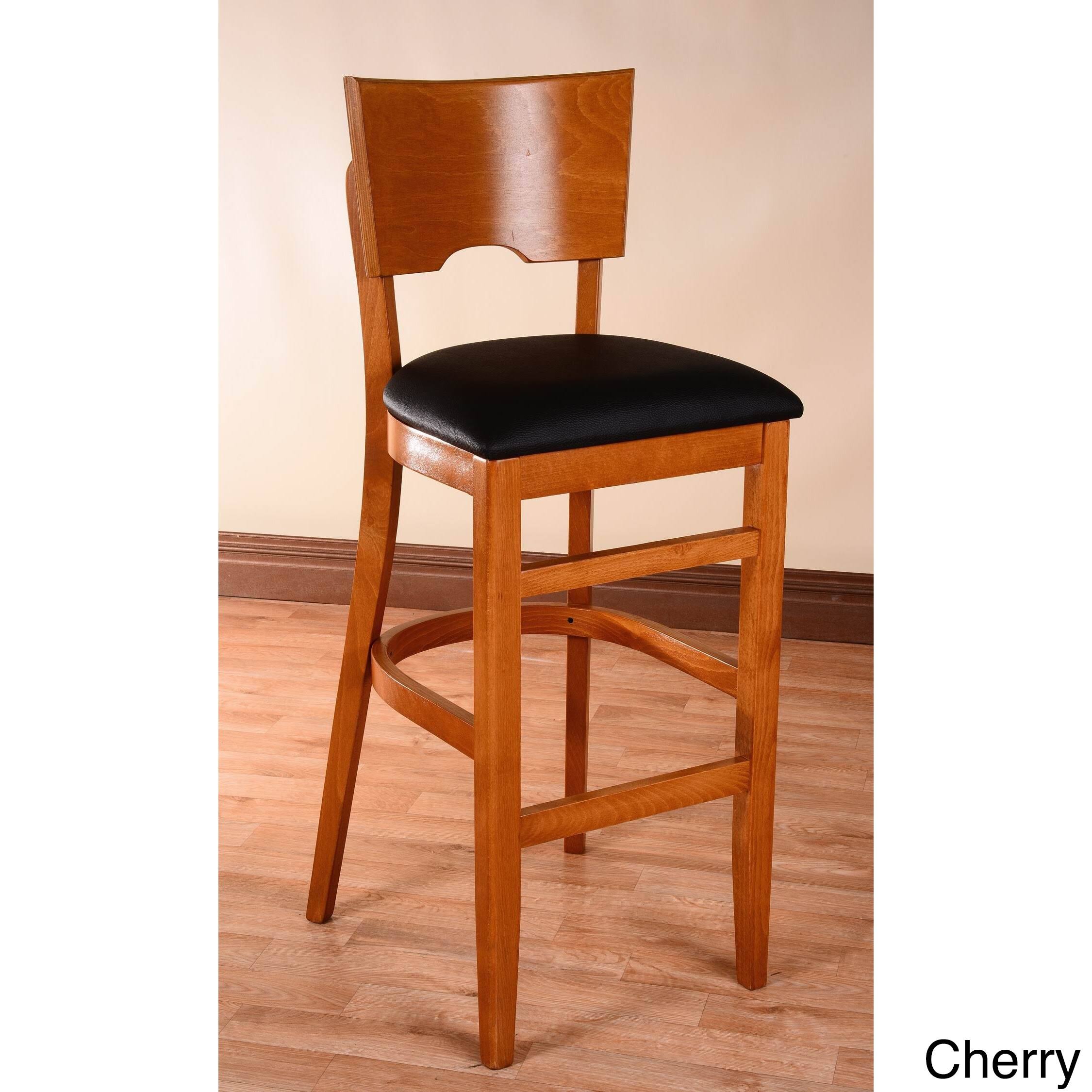 Cherry Finish Beechwood Bar Stool V203