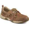 Tan Leather Sport Moc Shoes J2935