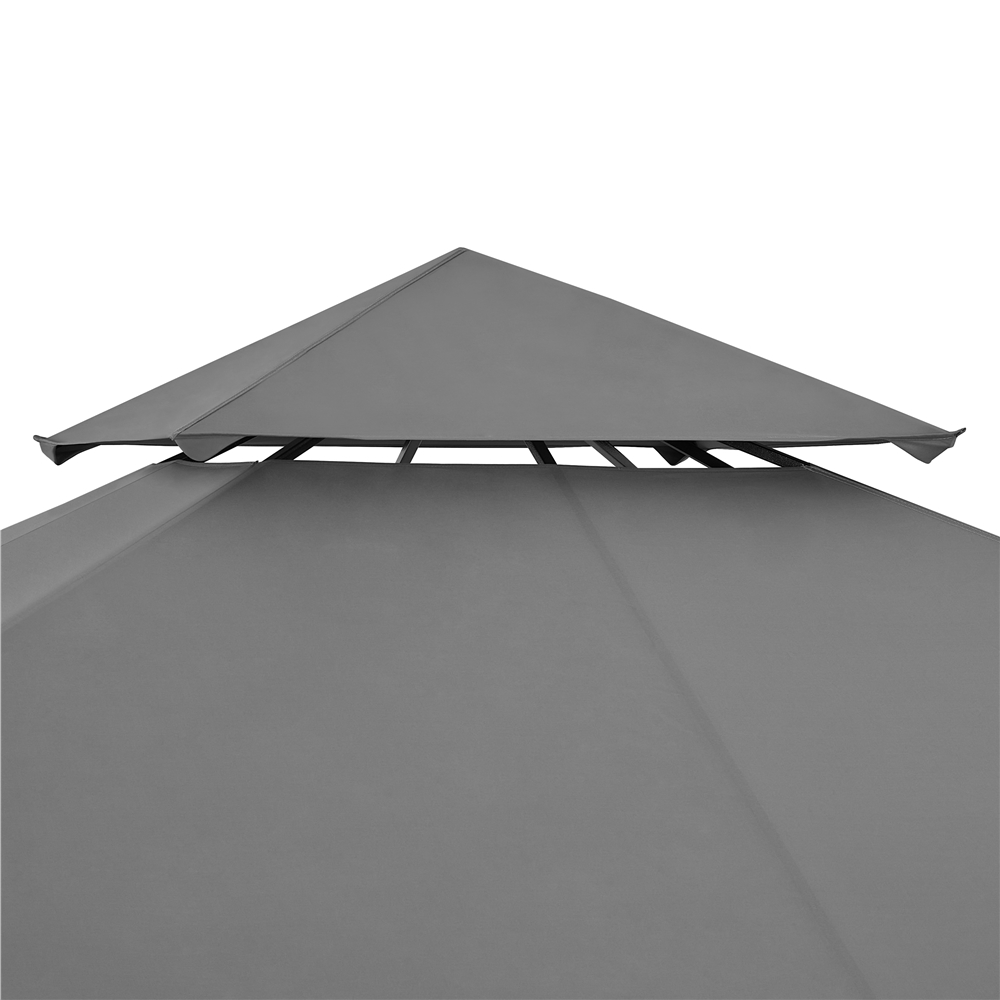11×11 ft Outdoor Patio Gazebo Tent, Dark Gray M9139