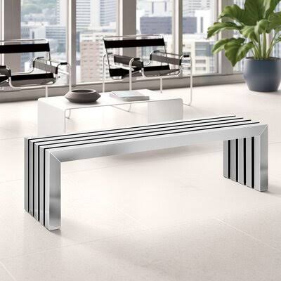 4 Seat Bench Silver Z5158