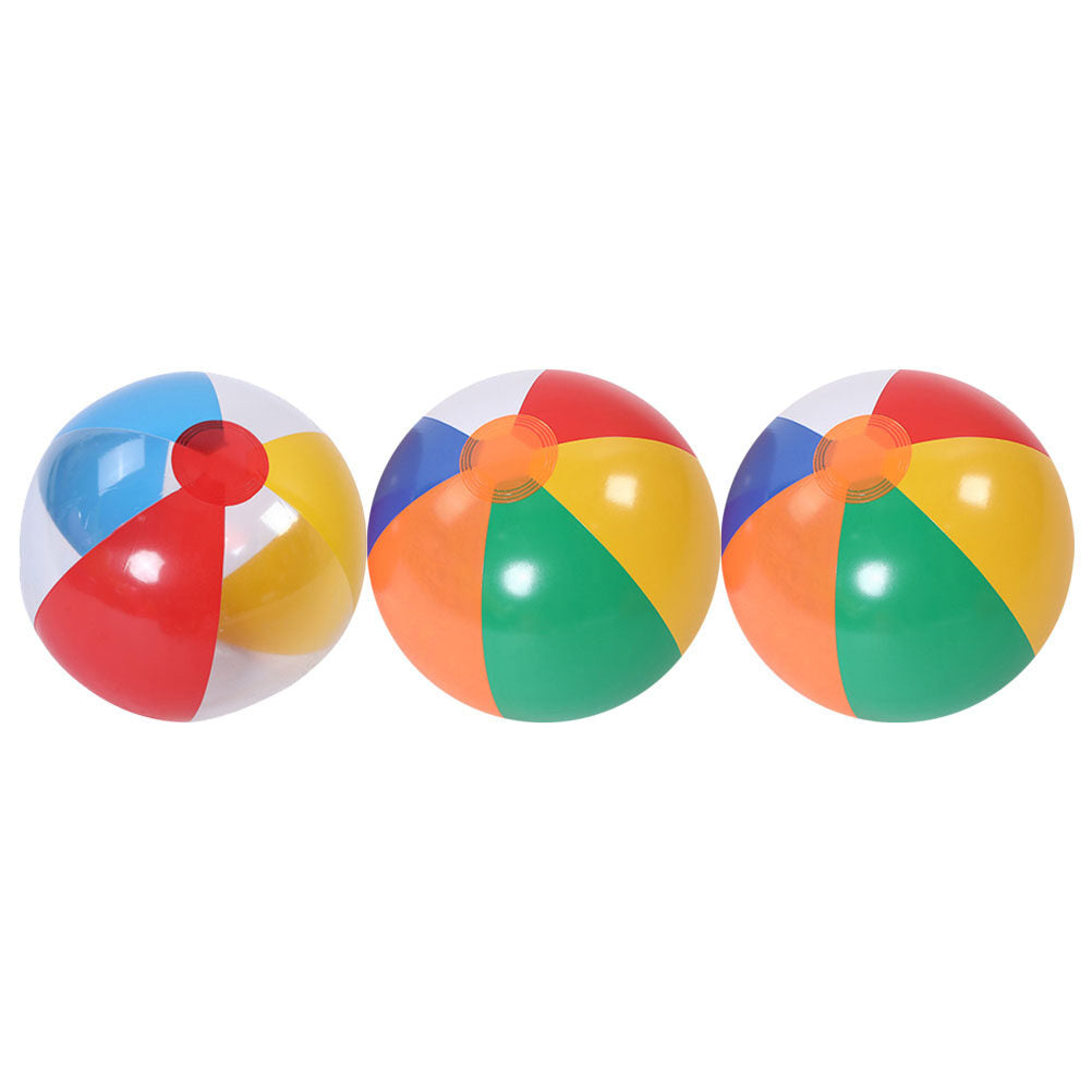 3Pcs Inflatable Beach Ball Pool Toy O2479