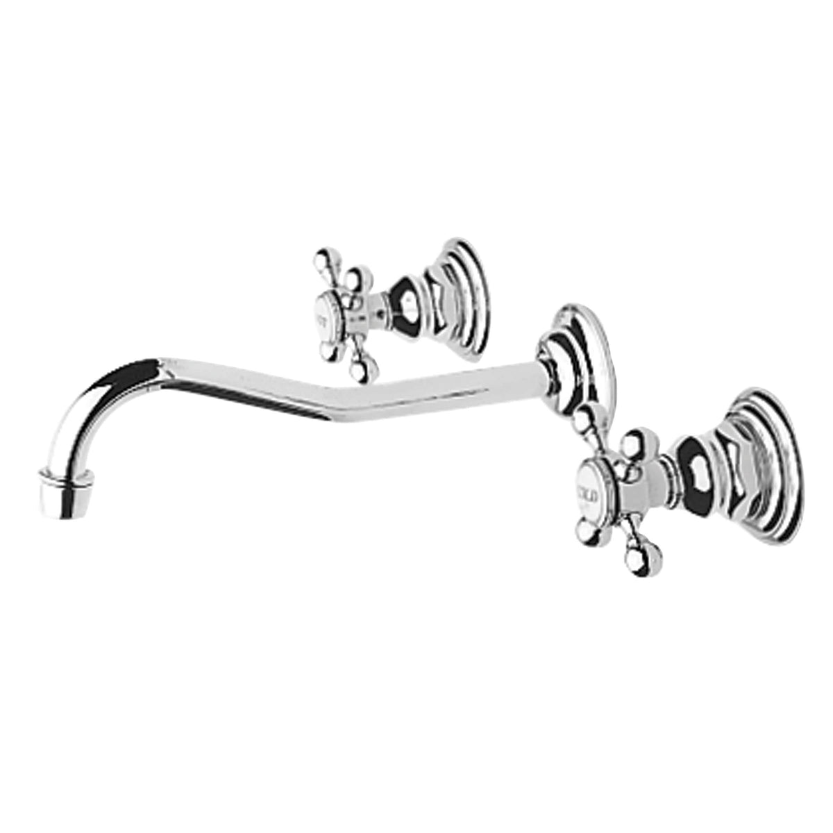 Biscuit Wall Mount Lavatory Faucet G6911