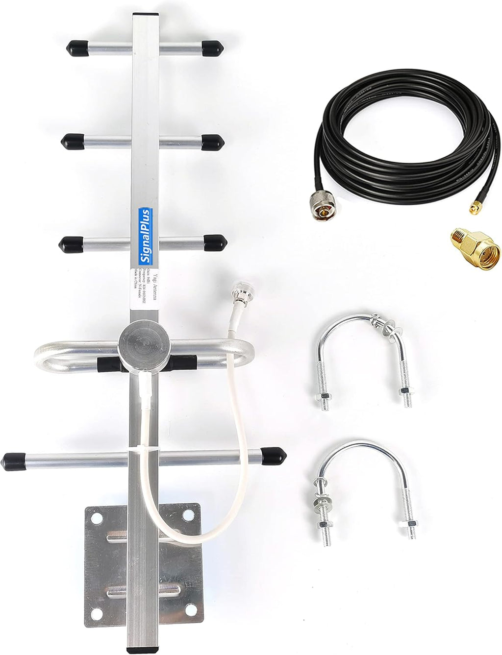 915mhz Yagi Antenna with RP-SMA Adapter and 16ft RG58 Coaxial Cable B339