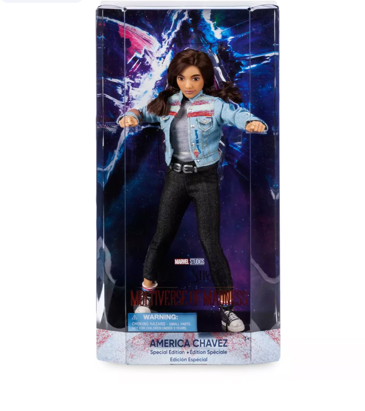 Disney Marvel America Chavez Doll Special Edition with Box K195