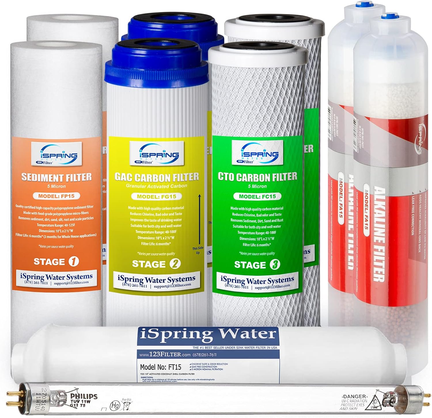 10 Piece Replacement Filter Cartridge Pack Set S906905