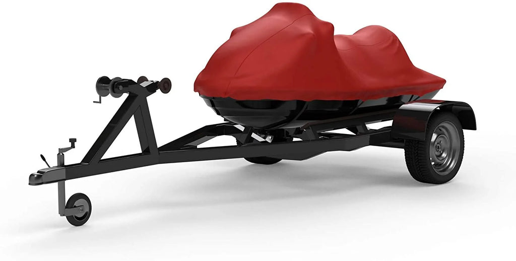 RED Trailerable Jet Ski Cover with Storage Bag O6132