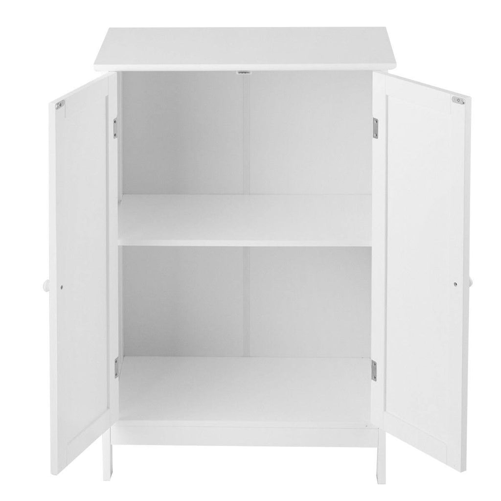 Bathroom Floor Storage Double Door Cabinet X4717