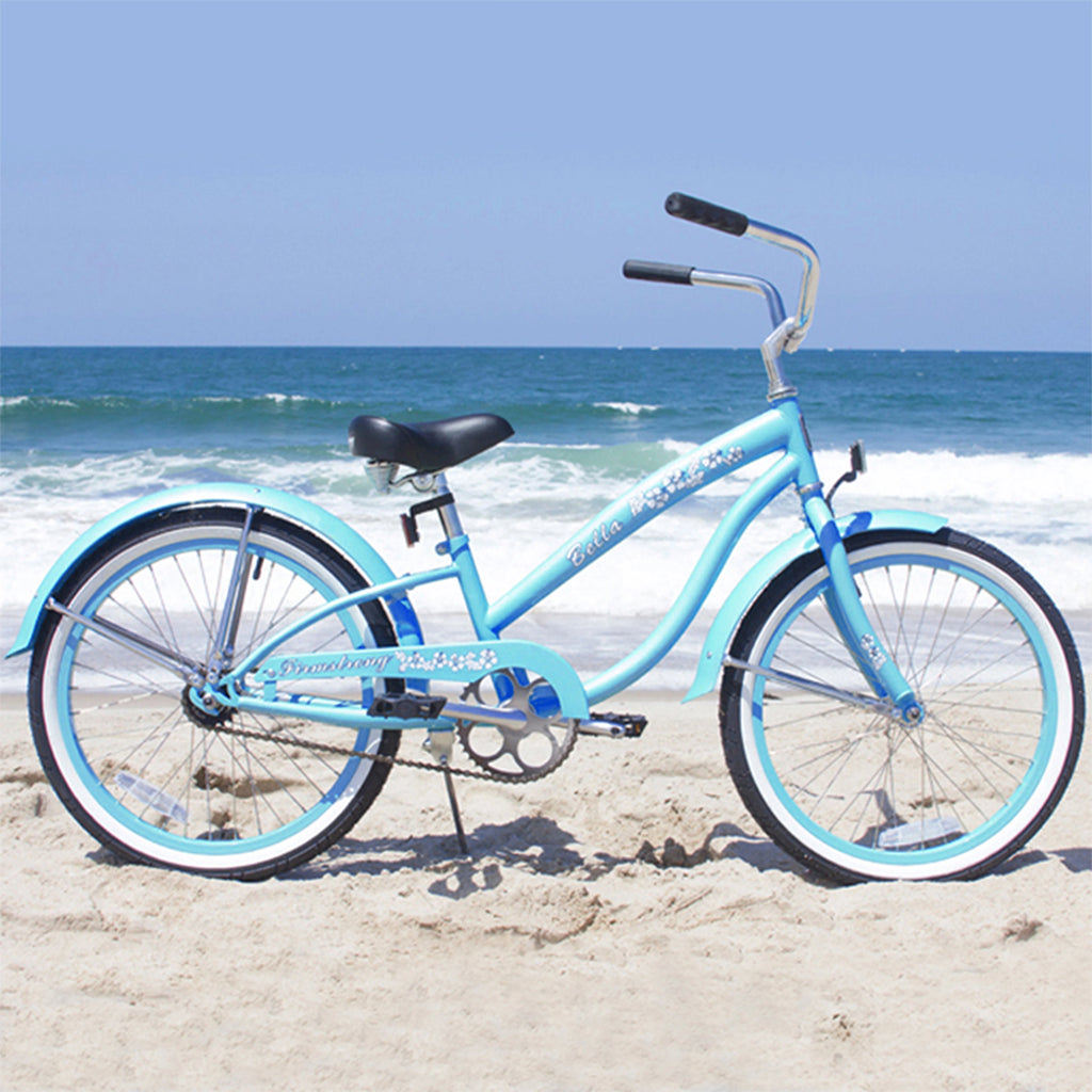 Baby Blue Single Speed Girl's Bike Y13569