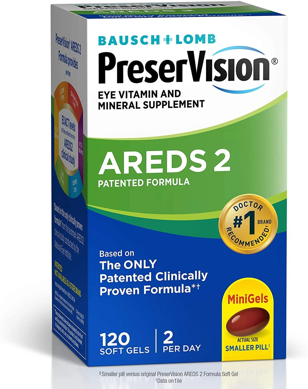 Eye Vitamin & Mineral Supplement Soft Gels S3561