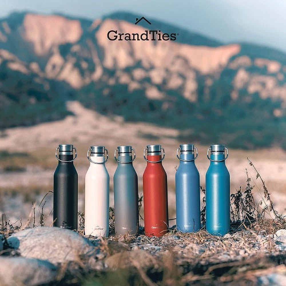 21oz Stainless Steel Insulated Water Bottle with 2 Lids M897176