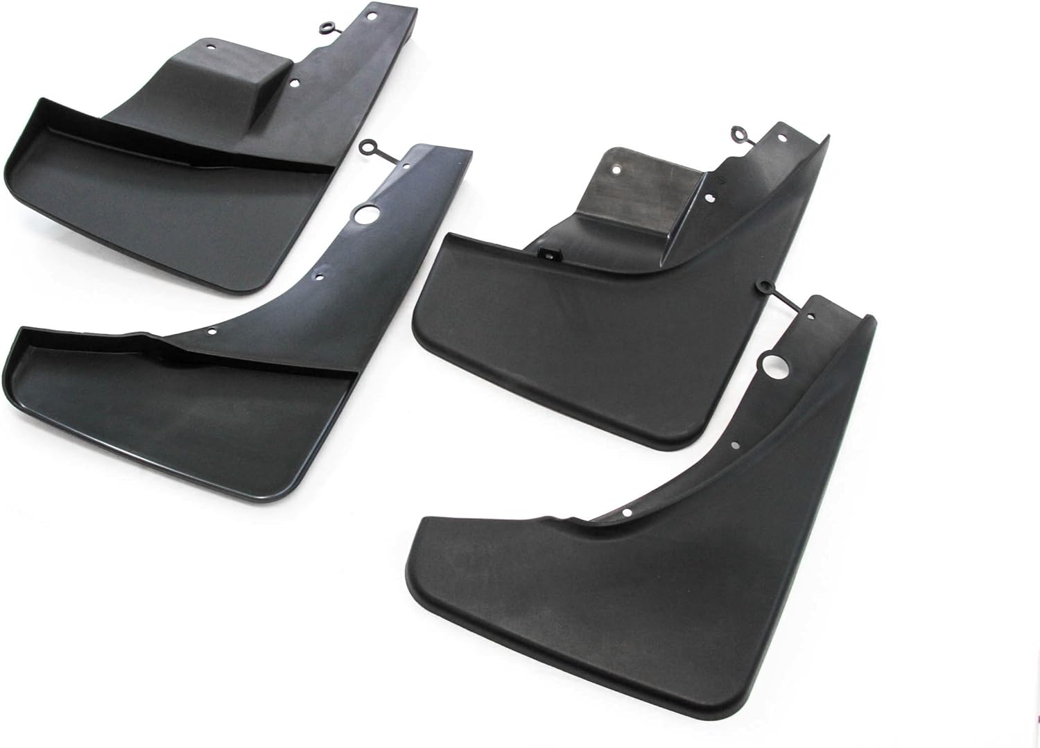 Mud Flaps Splash Guards Molded Front Rear 4pc Pack of 2 A2565