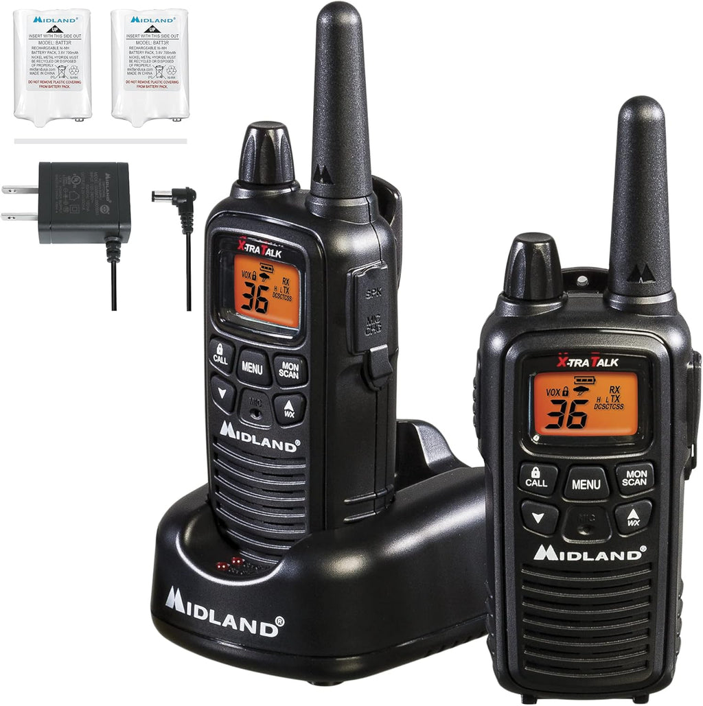 Yellow/Black 3-Pack Two-Way Radio Walkie Talkie Z871729