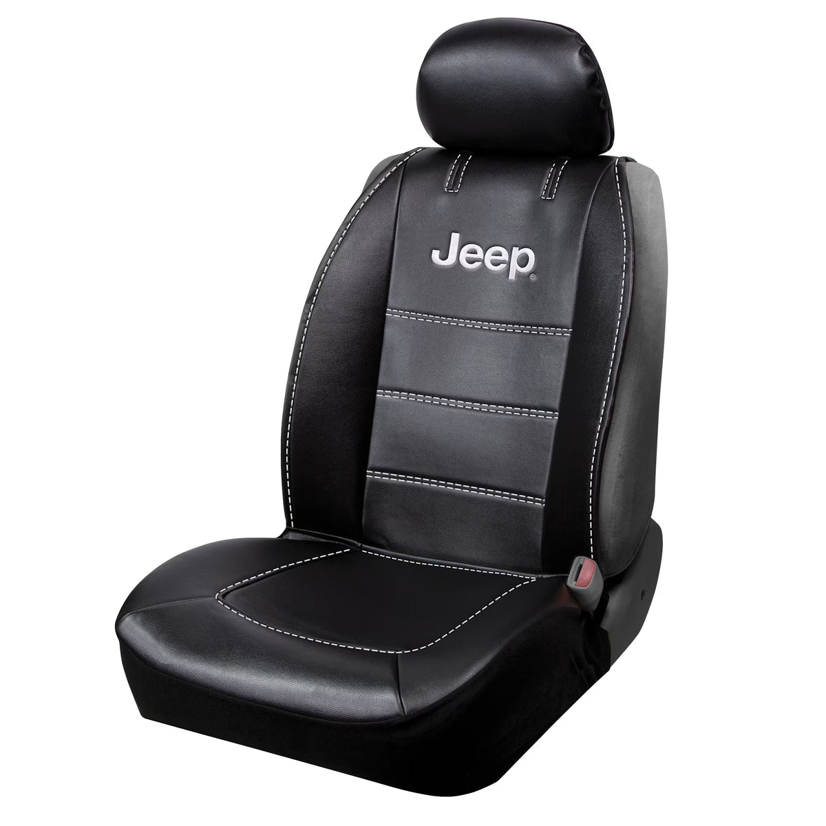 Black Vinyl Universal Fit Automotive Seat Cover F55046