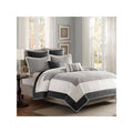 7 Piece Coverlet Set Black King/Cal King Y21588