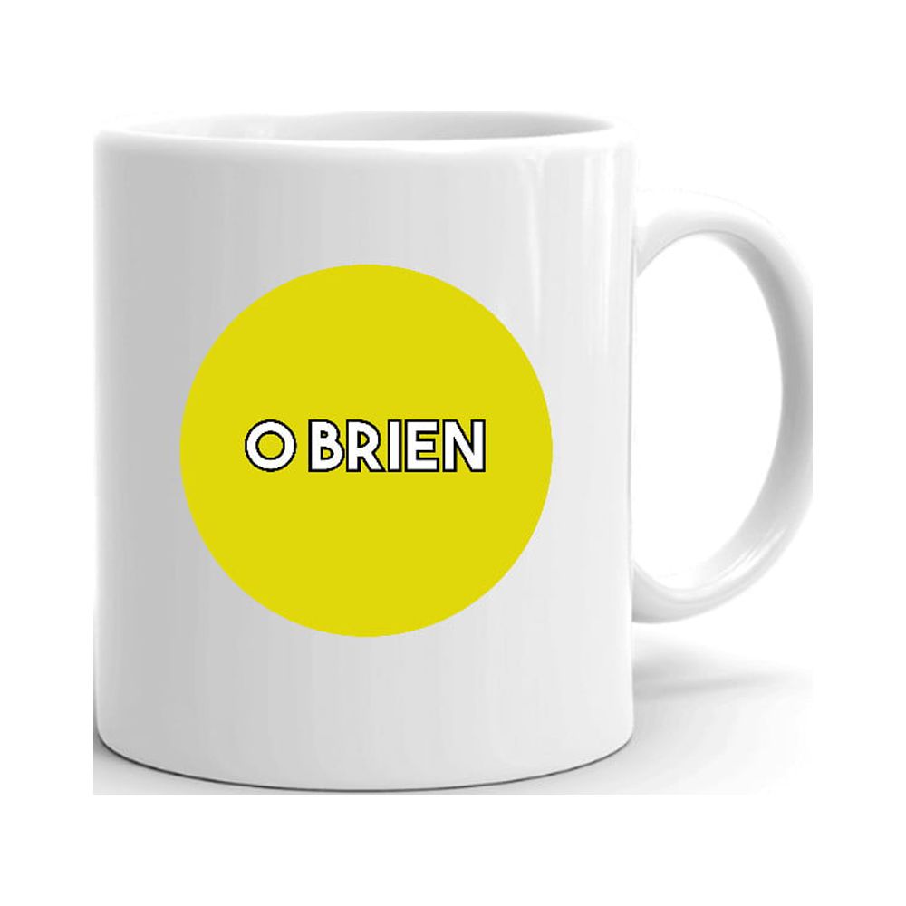 Yellow Dot Ceramic Mug J42957