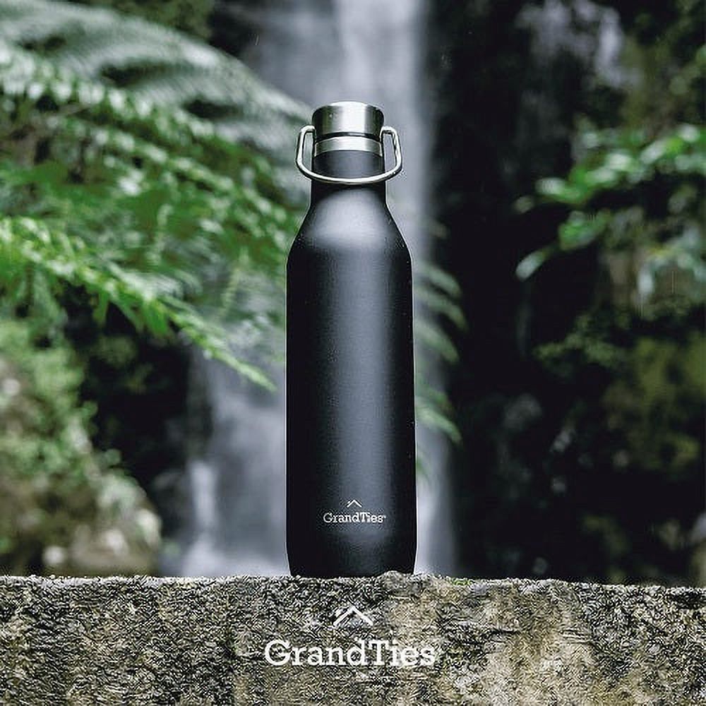 21oz Stainless Steel Insulated Water Bottle with 2 Lids M897176