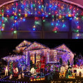 400 LED Icicle Christmas Lights with 8 Modes Z85019
