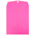 Open-End Catalog Envelopes, Clasp Closure, Ultra Fuchsia, Pack of 100 V9605