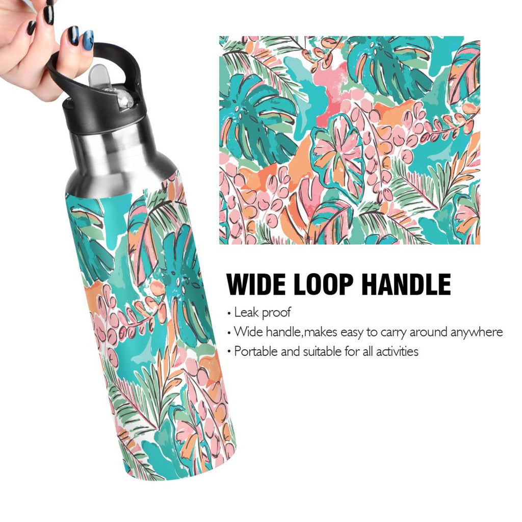 Stainless Steel Insulated Water Bottle with Straw Lid N1765