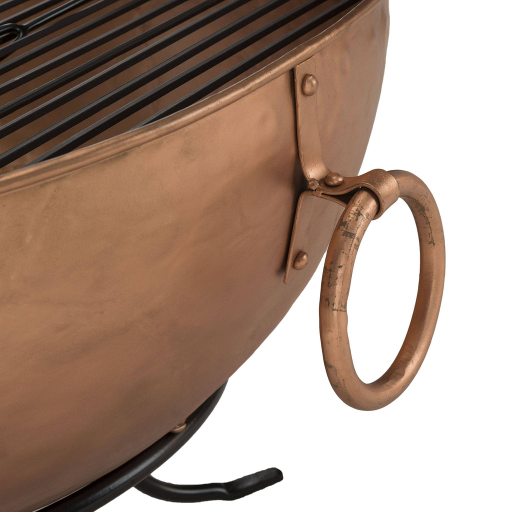 Copper Black Fire Pit K1038