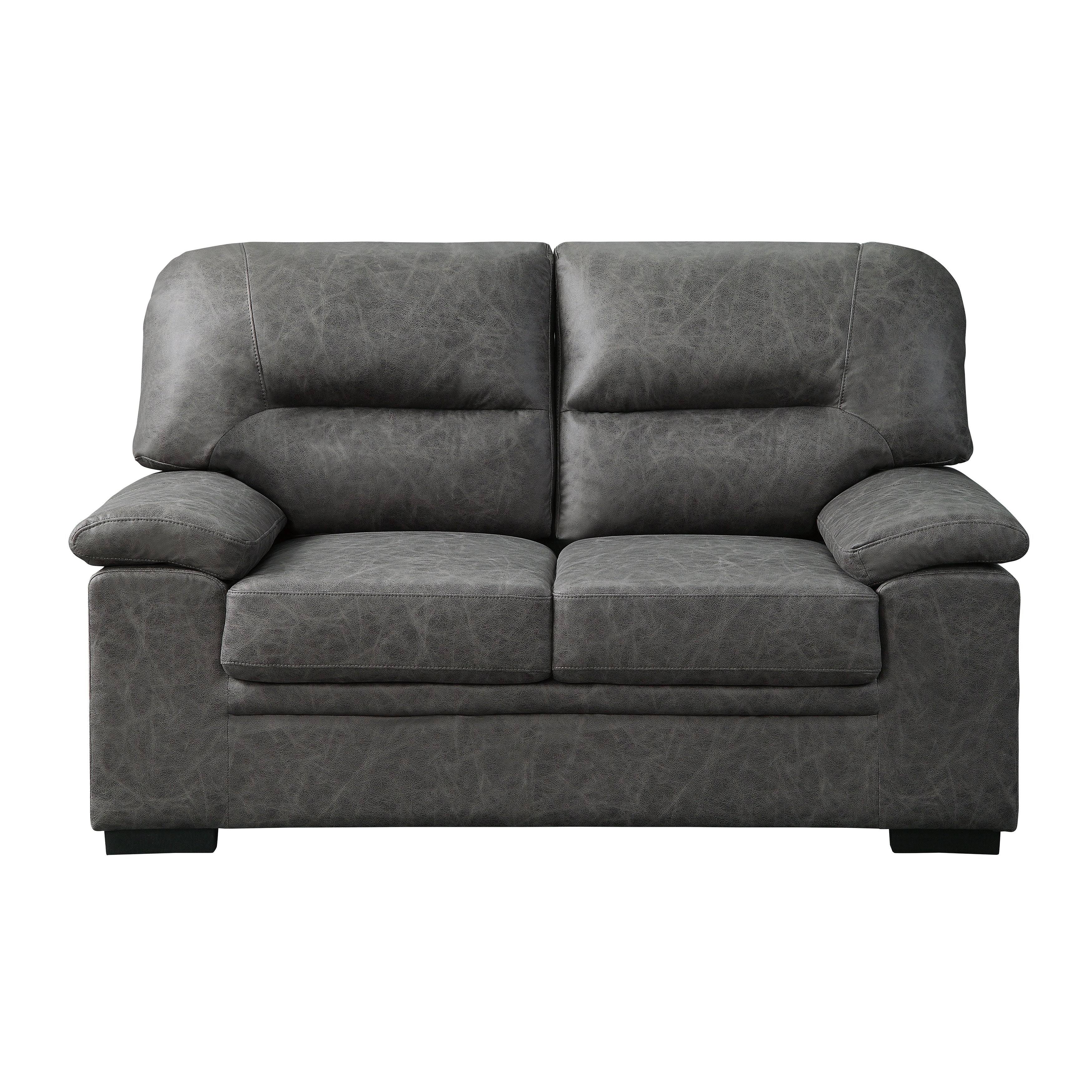 Dark Grey Loveseat O760457