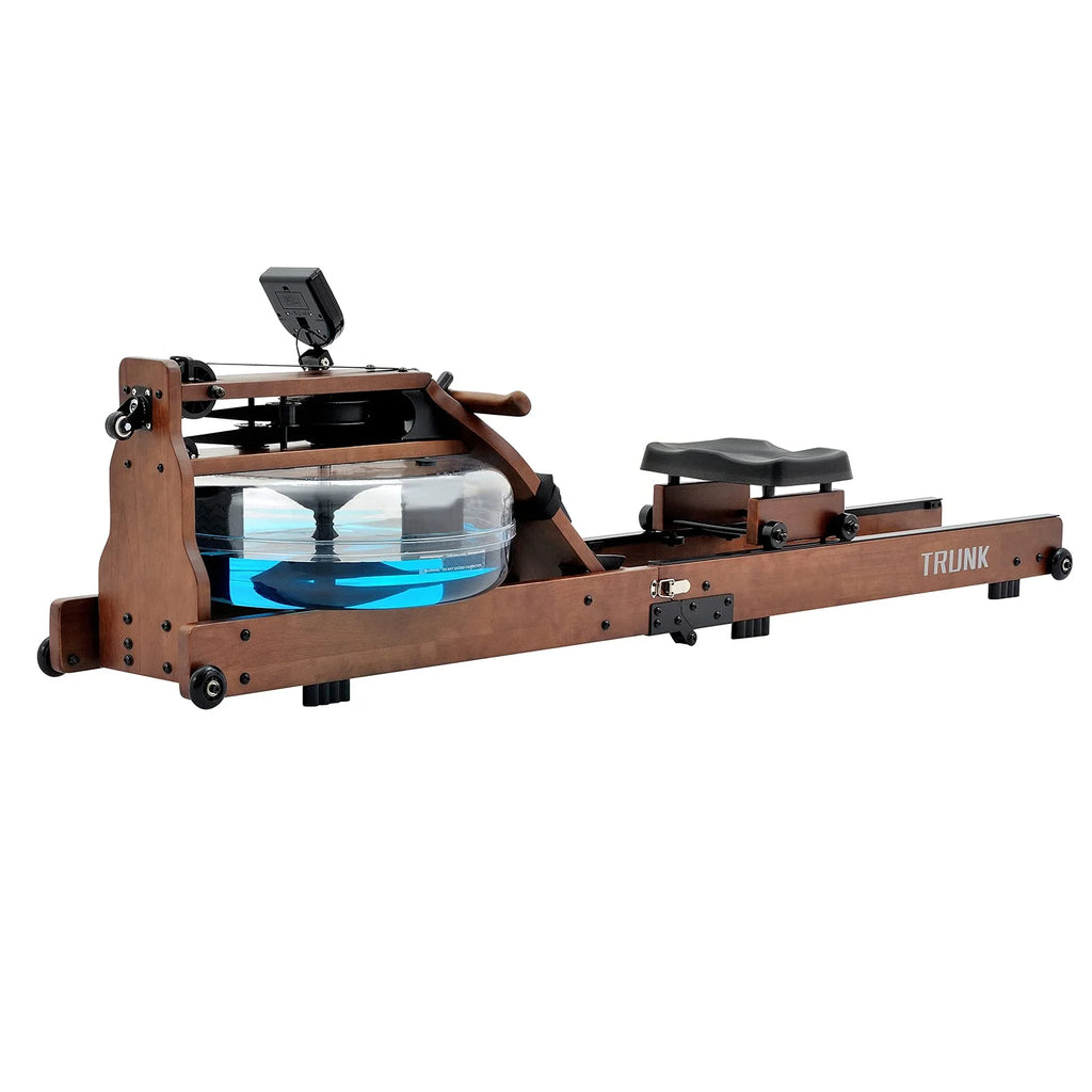 Foldable Solid Wood Water Rowing Machine With LCD Monitor P283975