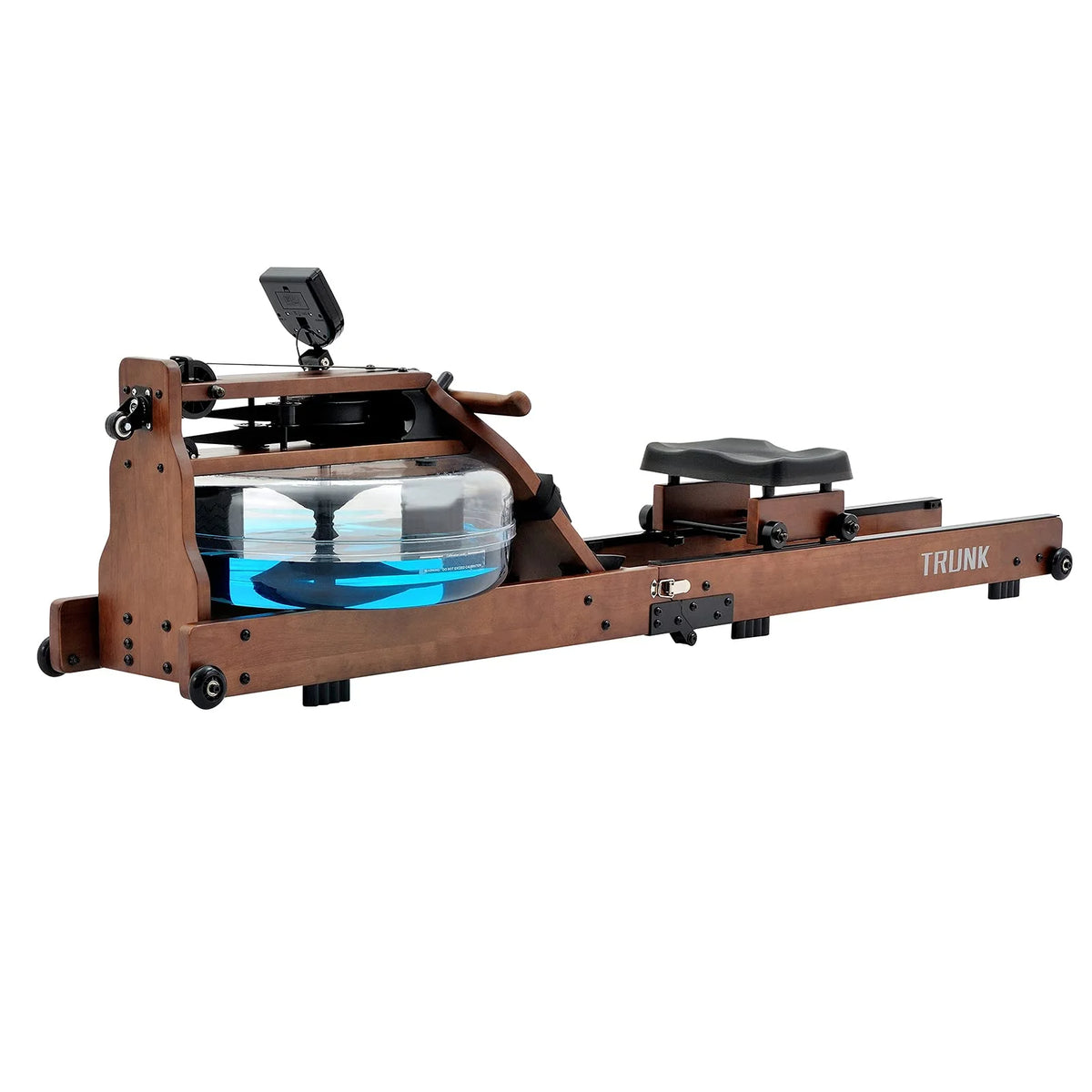 Foldable Solid Wood Water Rowing Machine With LCD Monitor P283975