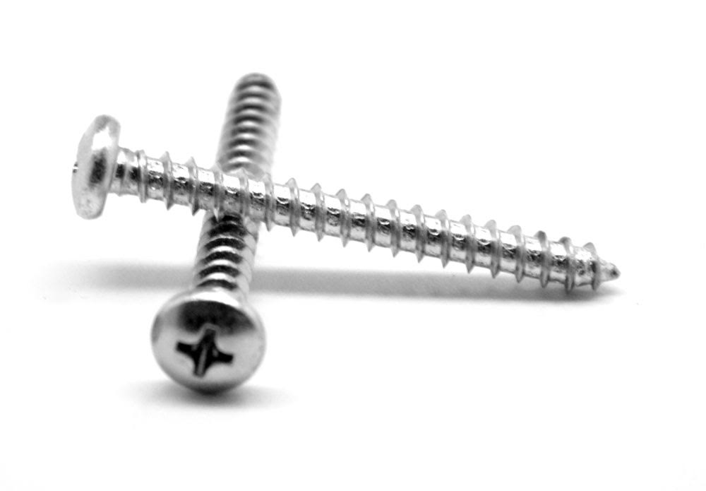 5-20 x 1/4 Sheet Metal Screw Phillips Pan Head Type AB Low Carbon Steel Zinc Plated Pk 10000 I776457