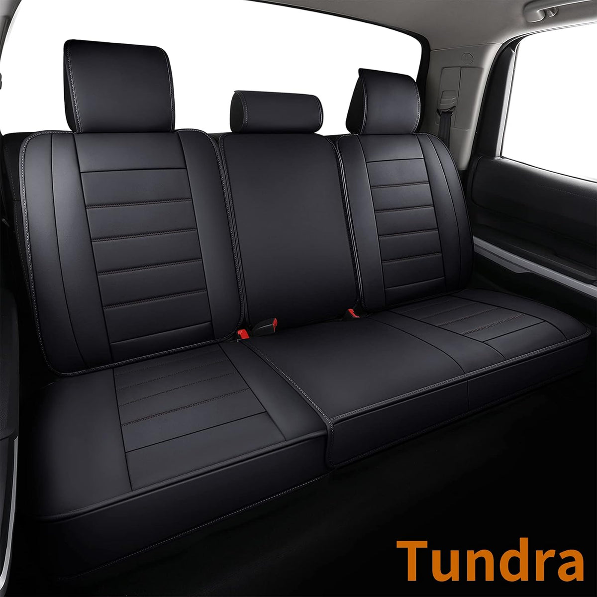 Gray Water Proof Faux Leather Seat Covers Full Set U471