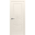 Solid French Door 36" x 80" Painted Creamy Single Regular Panel Frame Handle Y552187