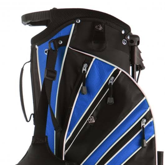 Blue Golf Stand Cart Bag with 6-Way Divider X472730