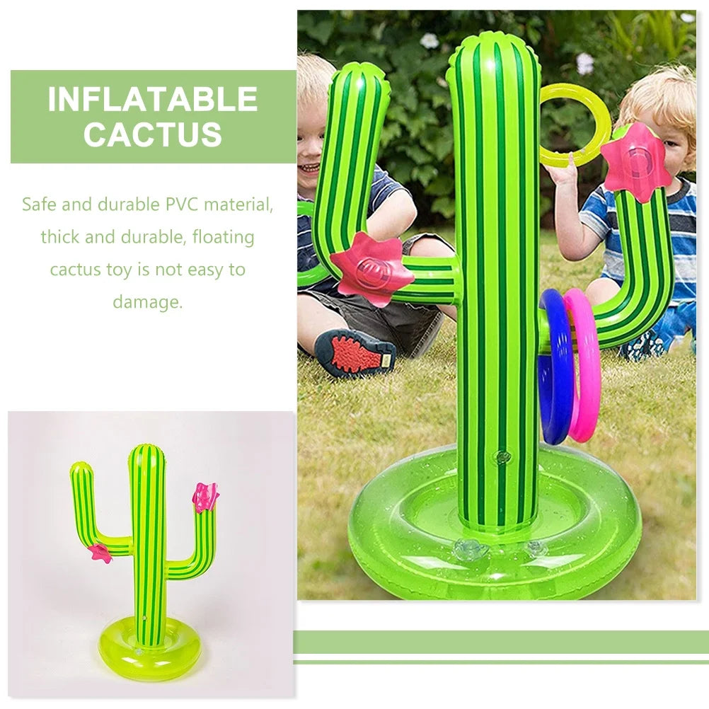 Cactus Ring Toys Inflatable Plushies Pvc W44349