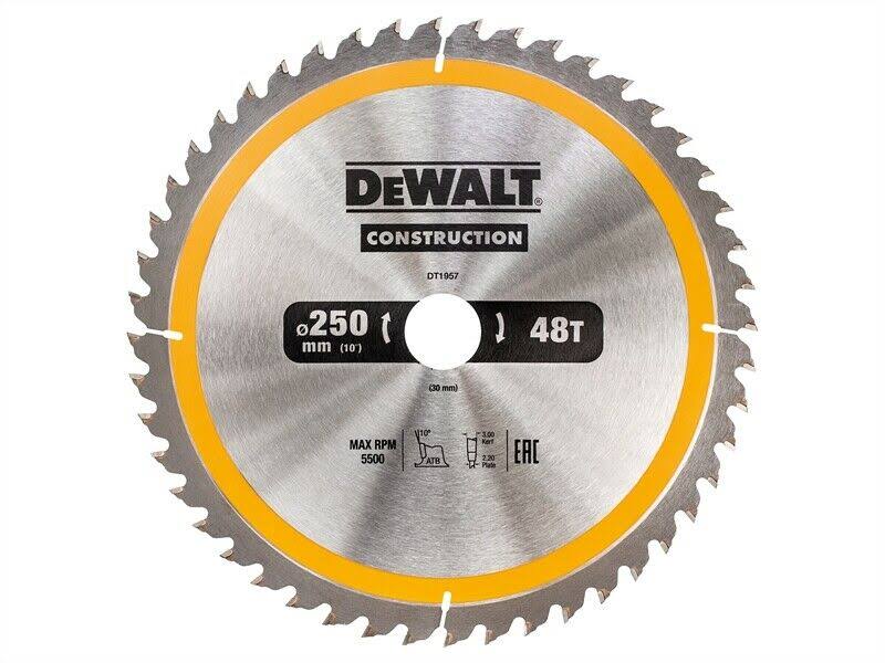 Construction Circular Saw Blade 250 x 30mm 48T L285