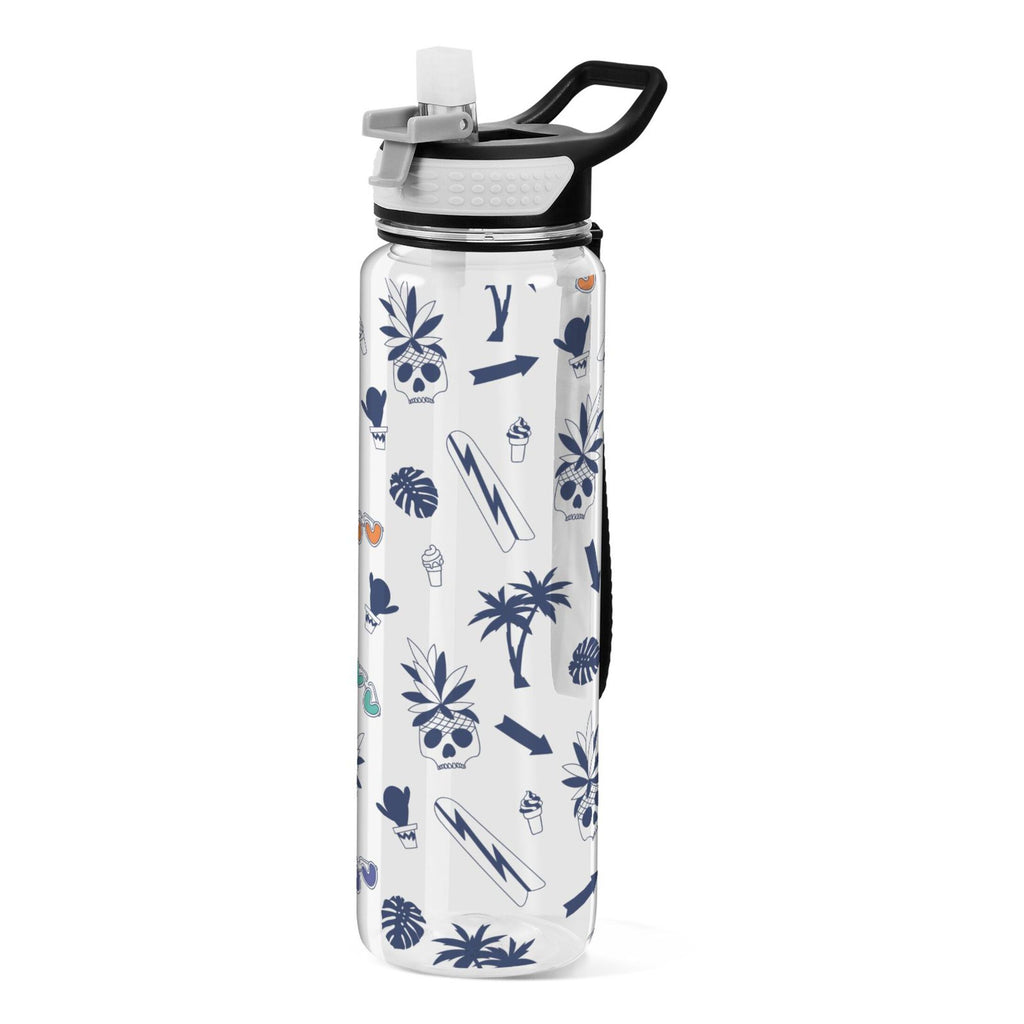 Clear 32oz Tritan Water Bottle with Straw F798439
