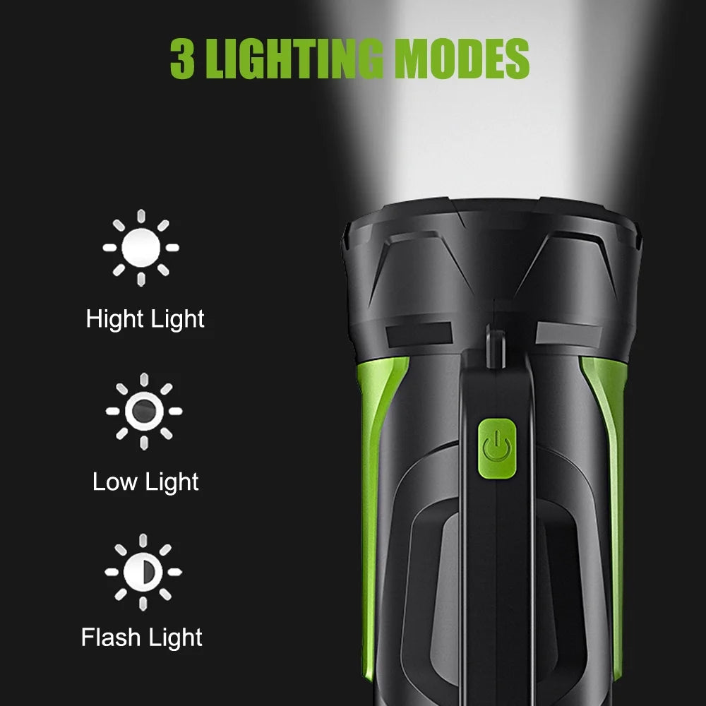 USB Rechargeable Waterproof LED Flashlight Lantern H864941