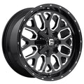 Gloss Black Milled Fuel D588 Wheel D242