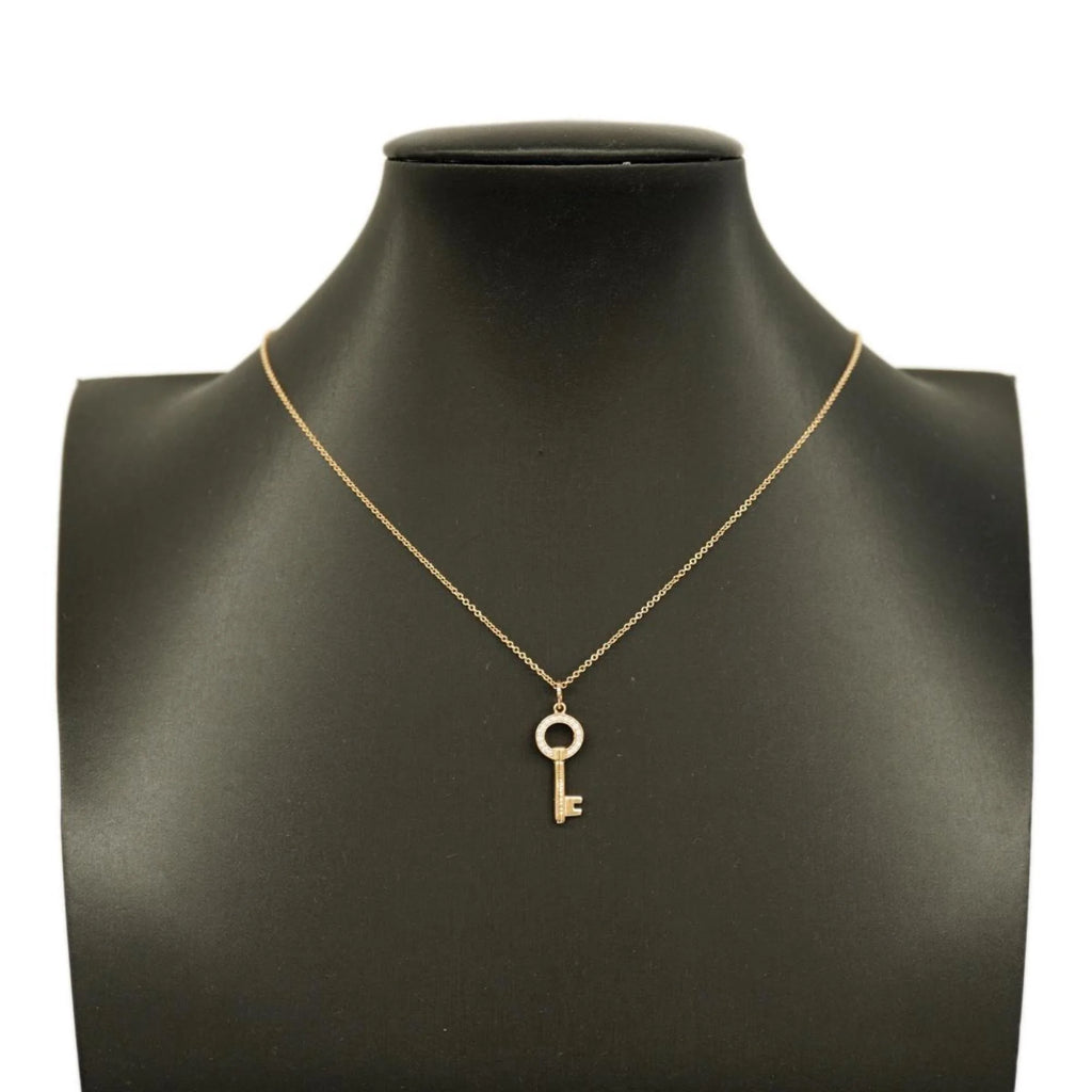 Pre-Owned Yellow Gold Diamond Necklace B9706