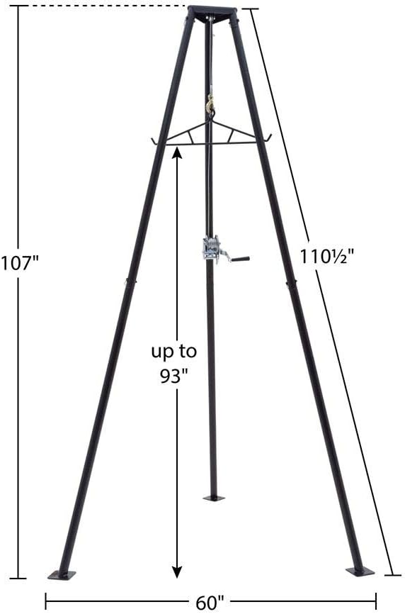 Tripod Game Hoist with Gambrel Q75458