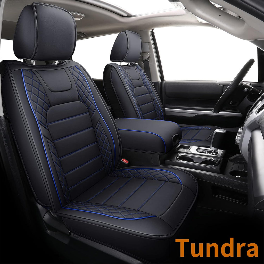 Gray Water Proof Faux Leather Seat Covers Full Set U471