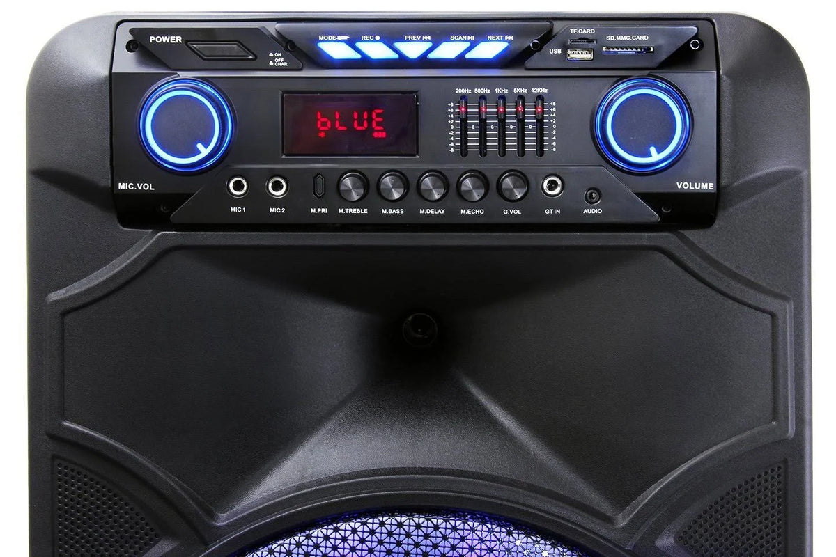 Rechargeable Bluetooth Tailgate Speaker with LEDs A811620