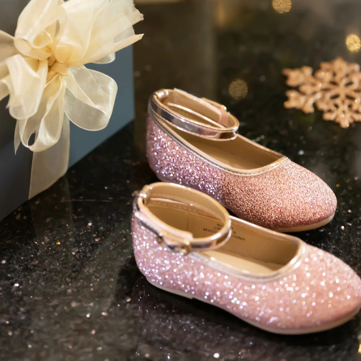 Pink Mary Jane Ballet Flats Dress Shoes Size 7 Toddler N122734