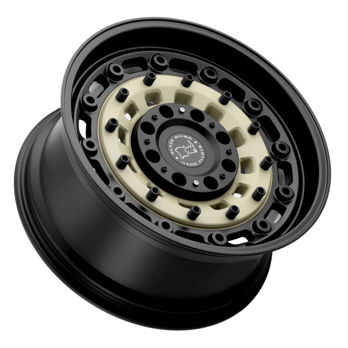 18x22 Sand on Black Wheels C459