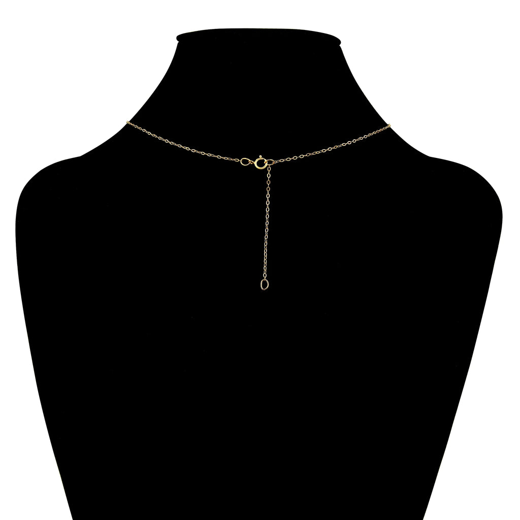 10KT Two-Tone Gold Butterfly Necklace with 18" Chain X68580