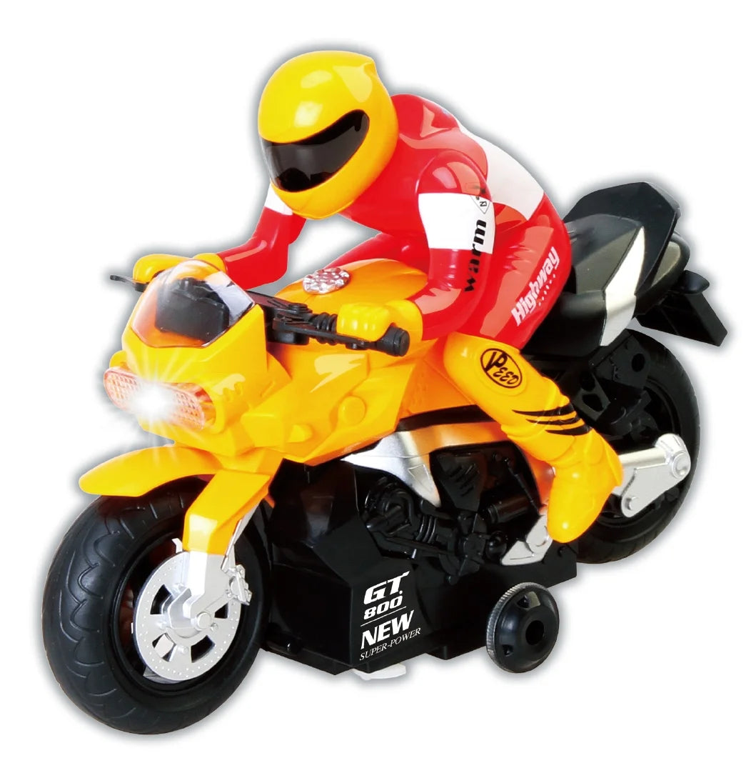 Yellow RC Motocycle Remote Control Toy N6322
