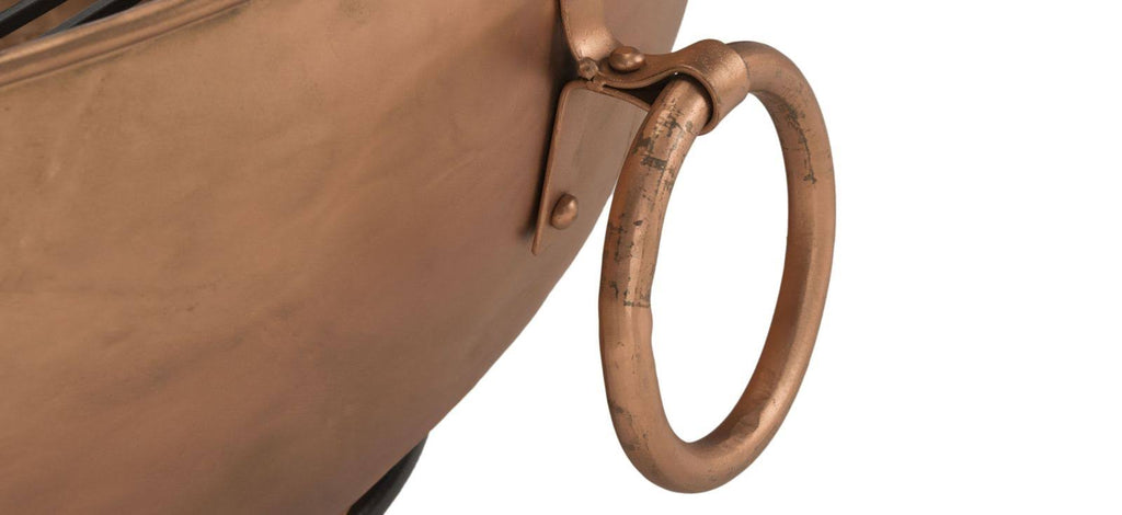 Copper Black Fire Pit K1038