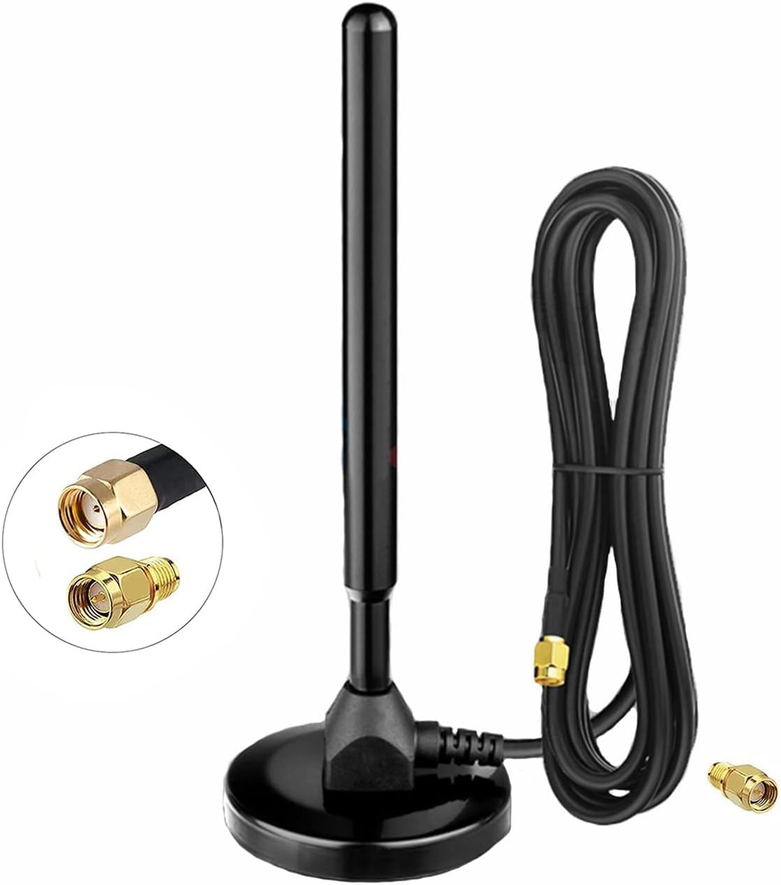 Pack of 2 Waterproof 915MHZ LoRa Gateway Antenna with 3M/10FT Cable U406991